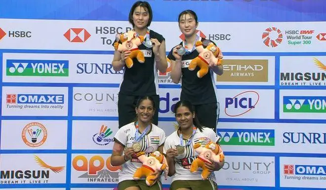 印度女双组合成功卫冕赛义德莫迪赛 前世界第一选手八年无冠纪录持续